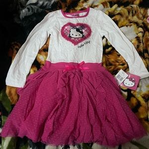 Hello kitty girls tutu dress size 6